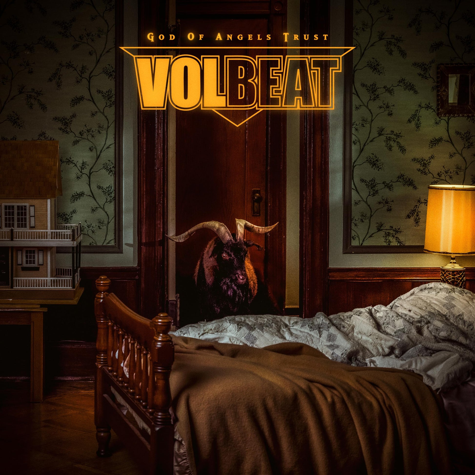 Volbeat - God Of Angels Trust [Mystery Color Recycled LP] Vinyl Record Album Cover