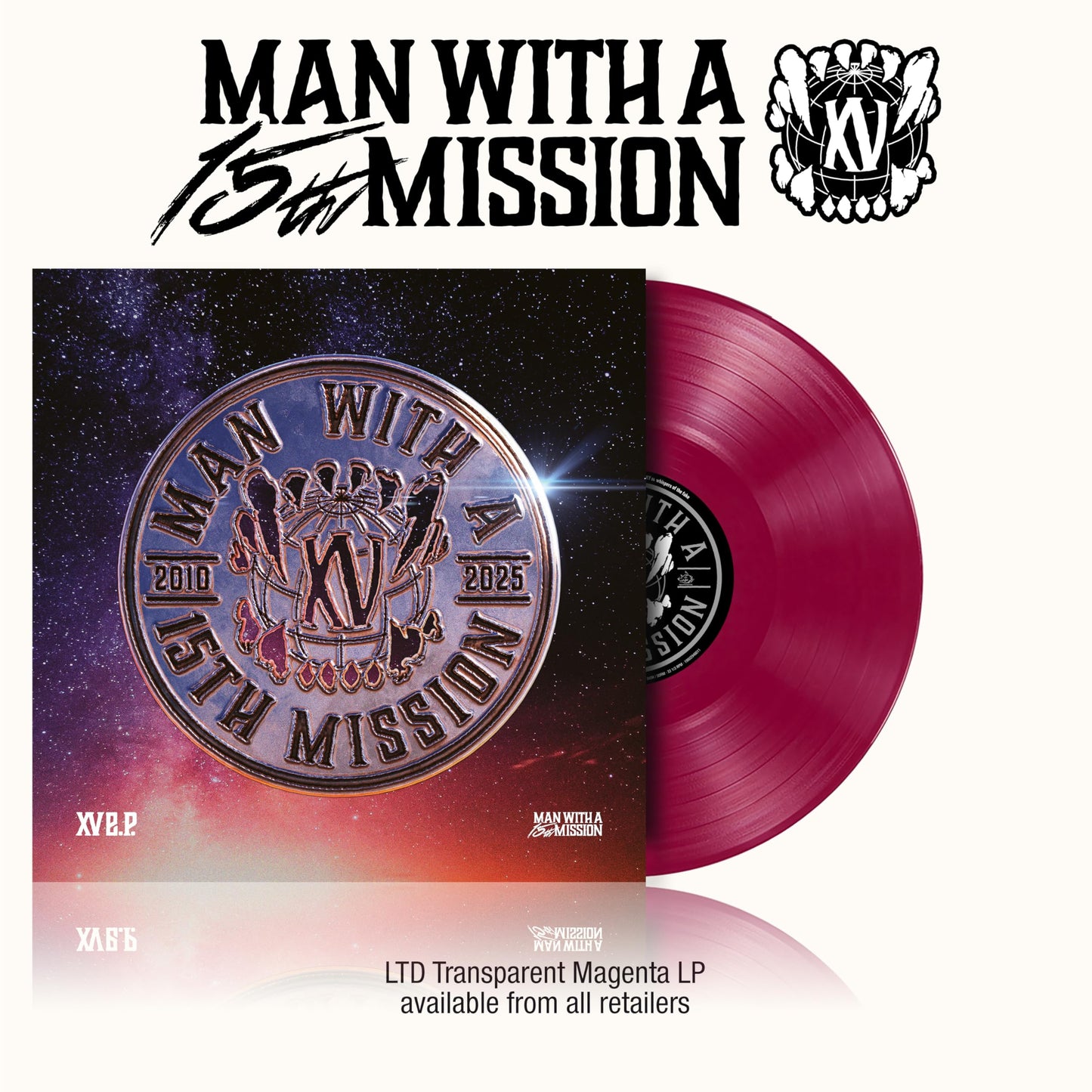 MAN WITH A MISSION - Xv Across The Globe (Uk) [LP] Vinyl Record Album Cover