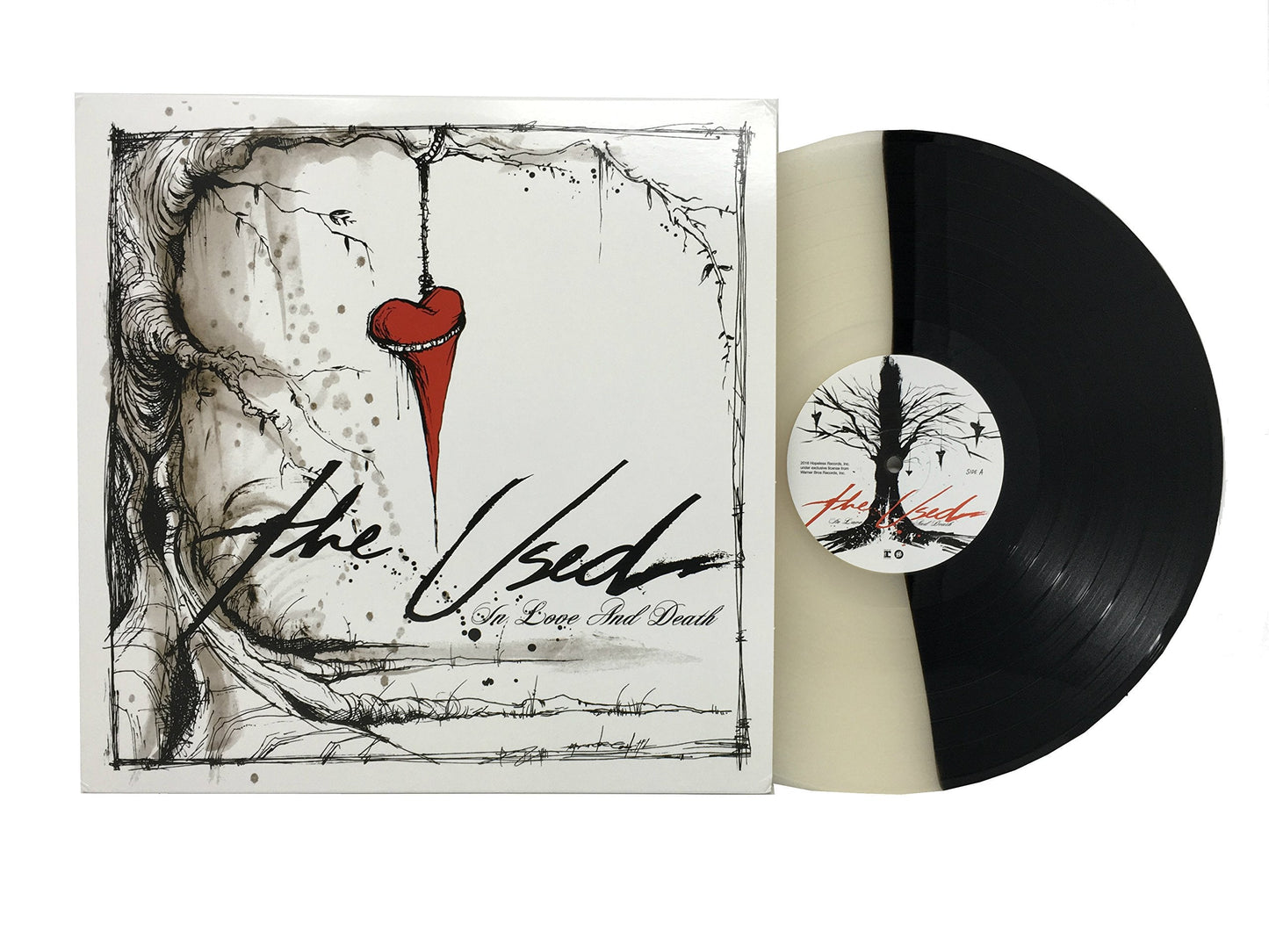 The Used - In Love And Death (Limited Edition Half Clear/Half Black Colored Vinyl) Vinyl Record