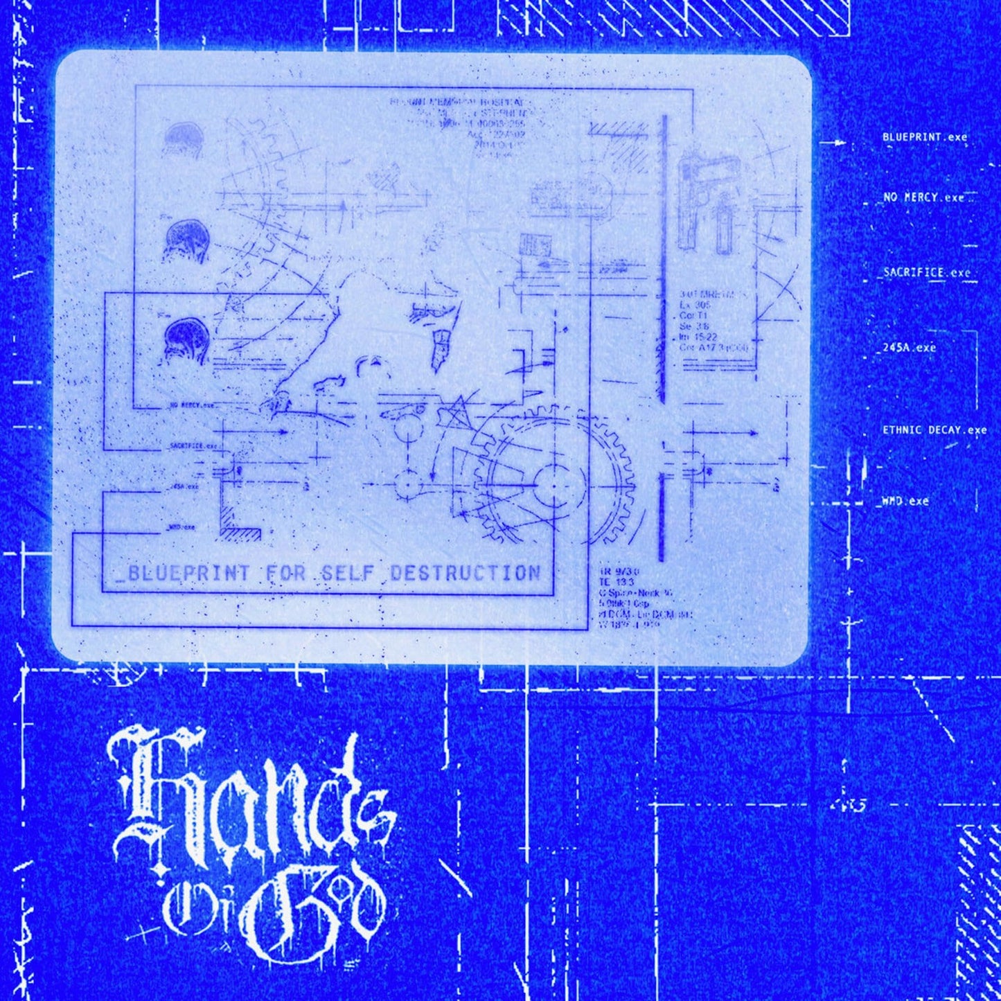 Hands of God - Blueprint For Self Destruction [LP] Vinyl Record Album Cover