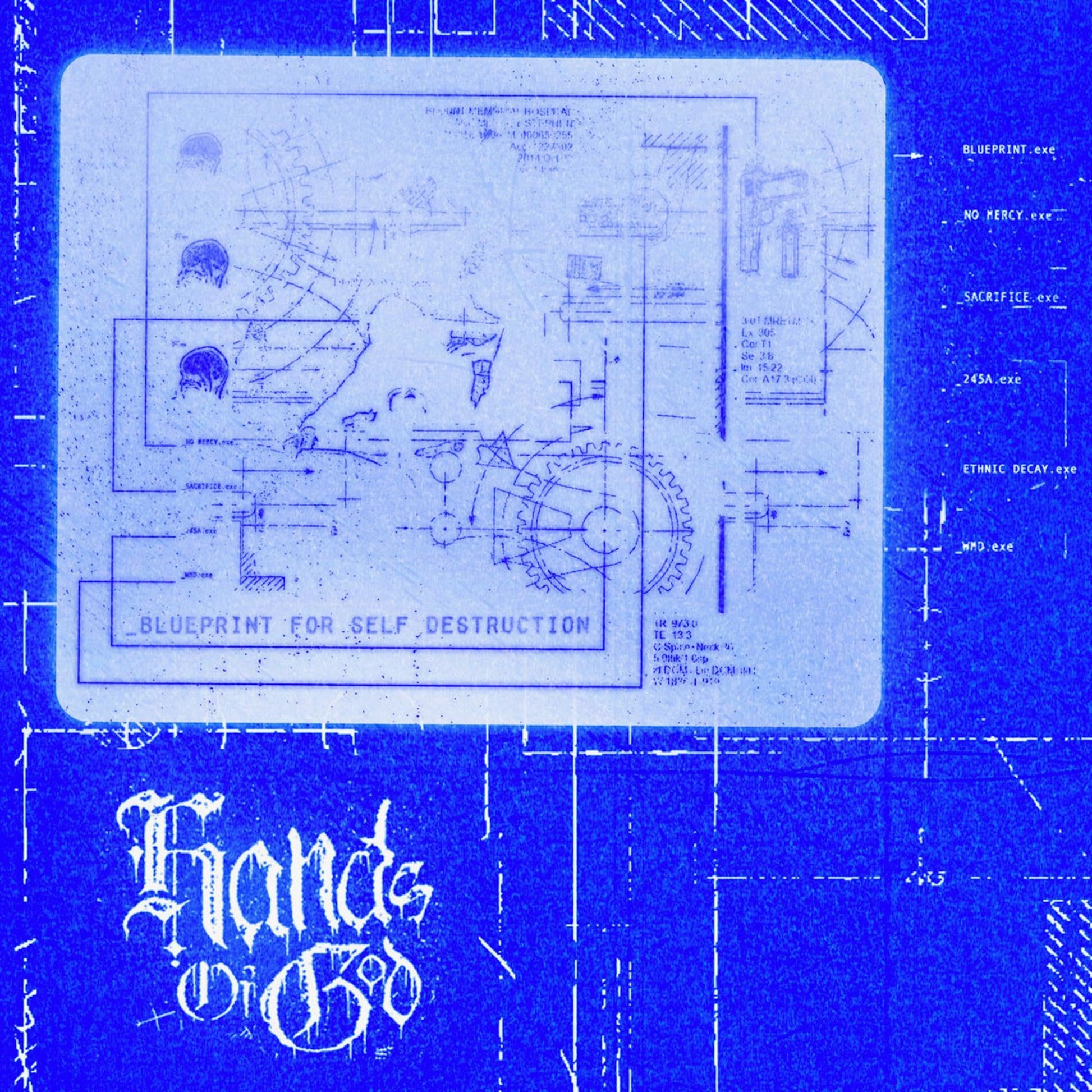 Hands of God - Blueprint For Self Destruction [LP] Vinyl Record Album Cover
