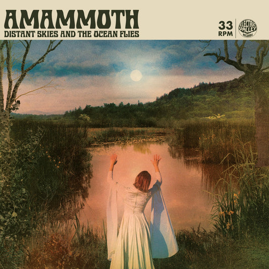 Amammoth - Distant Skies & The Ocean Flies (Blue) [Colored Vinyl] Vinyl Record Album Cover