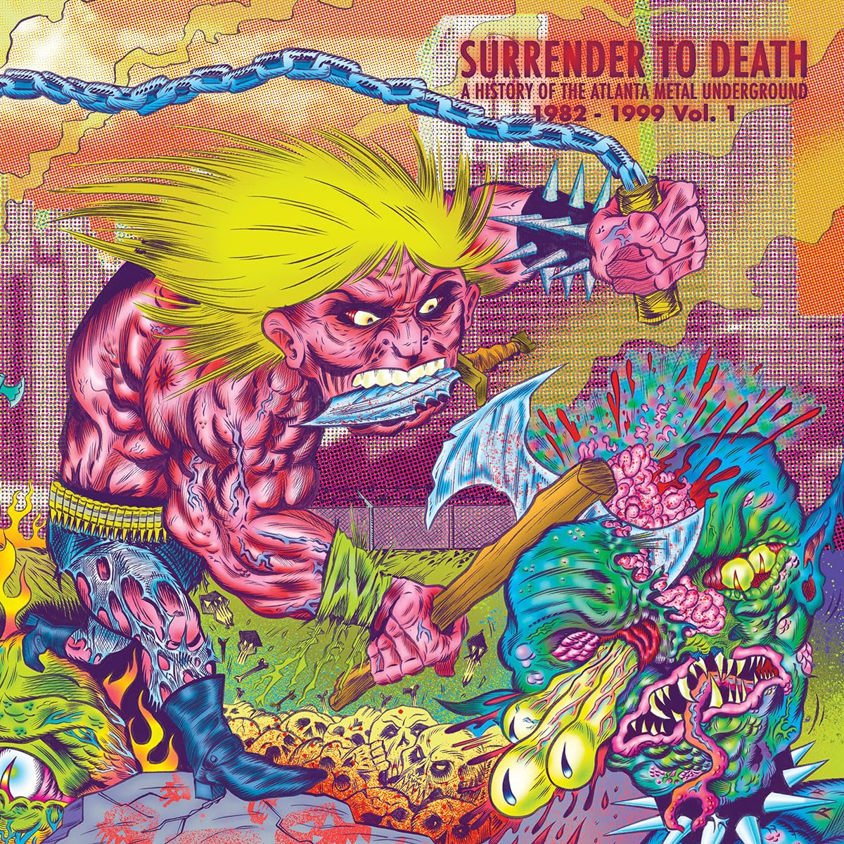 Surrender To Death: A History Of The Atlanta / Var - Surrender To Death: A History Of The Atlanta / Var [LP] Vinyl Record Album Cover