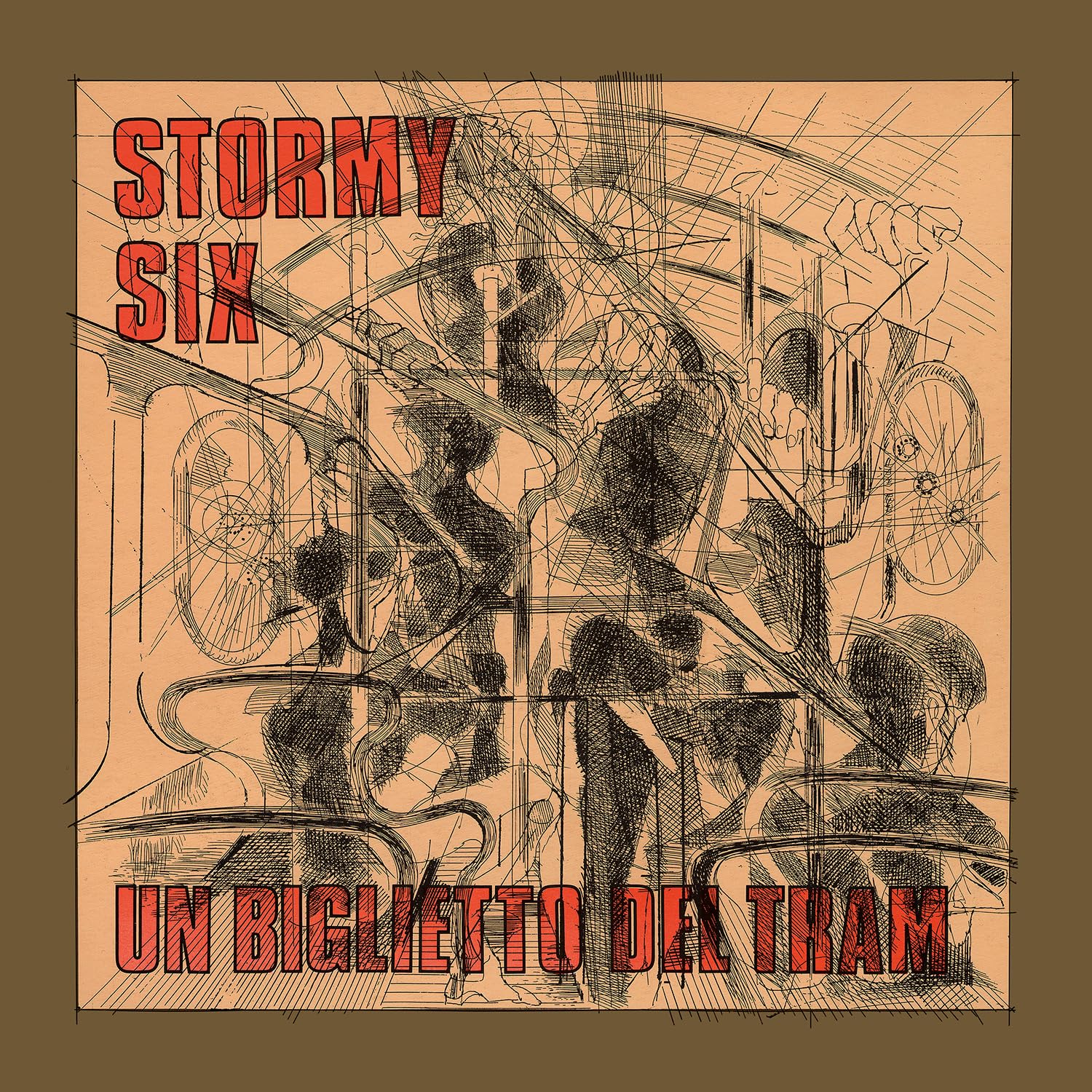 Stormy Six - Un Biglietto Del Tram - Limited 140-Gram Clear Yellow Colored Vinyl [LP] Vinyl Record Album Cover