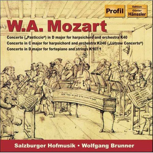 the album cover for Wolfgang Brunner - Piano Concertos