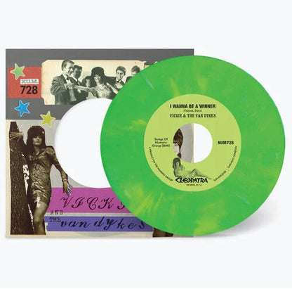 Vickie & the Van Dykes - I Wanna Be A Winner B/w Outcast [Peach/White] Vinyl Record