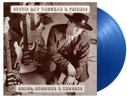 Stevie Ray Vaughan - Solos Sessions & Encores [Translucent Blue]  Vinyl Record