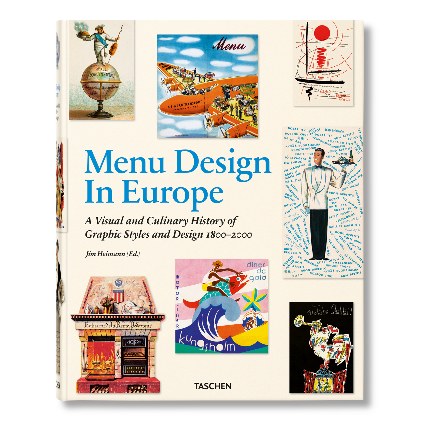 Menu Design in Europe (German, French, English) Book