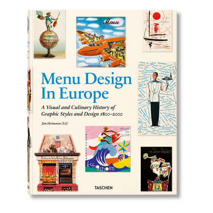 Menu Design in Europe (German, French, English) Book