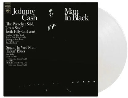 Johnny Cash - Man In Black [Crystal Clear 180-Gram] Vinyl Record