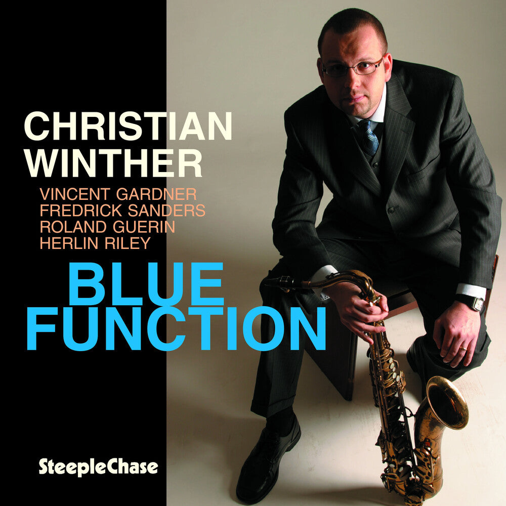 the album cover for Christian Whinter - Blue Function