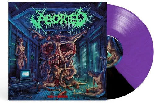 Aborted - Vault of Horrors [Purple & Black Split] Vinyl Record