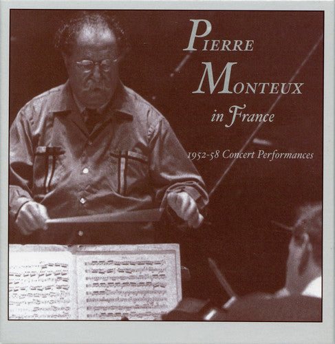 Monteux,pierre - In France 1952-1958 Concerts - Music CD
