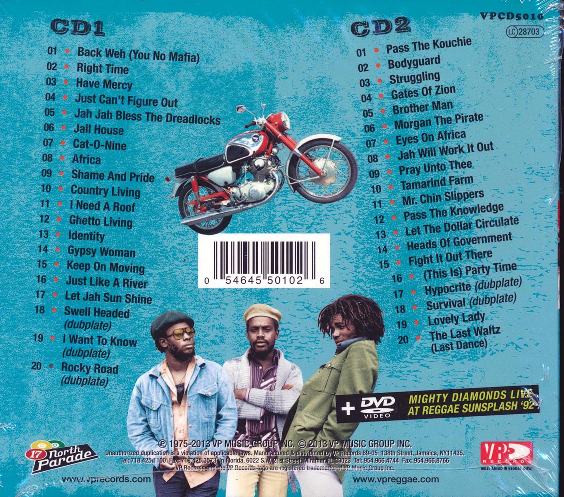 Mighty Diamonds - Pass The Knowledge: Reggae Anthology (40 tracks) (2xCD) (incl. DVD) Music CD
