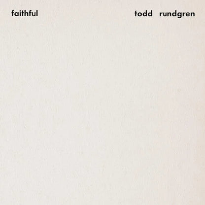 Todd Rundgren - Faithful (2 LP Premium Sound/Gold/Gatefold Cover) Vinyl Record