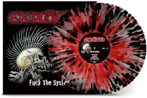 The Exploited - Fuck the System [2LP Clear W Red & Black Splatter] Vinyl Record