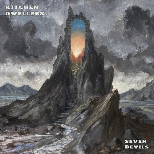 Kitchen Dwellers - Seven Devils - Blue & Orange Galaxy Vinyl Record