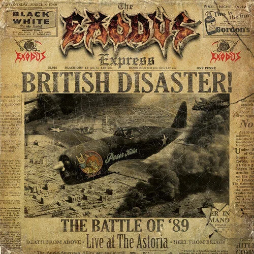 Exodus - British Disaster: The Battle of '89 (Live at the Astoria) [2LP Gold] Vinyl Record