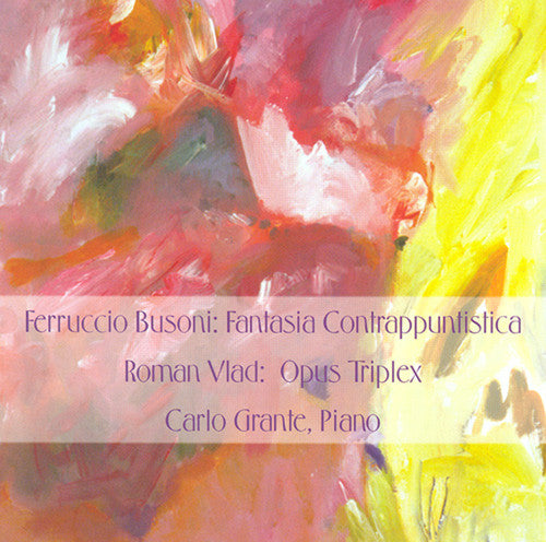 Busoni / Bach / Vlad / Grante - Piano Works - Music CD