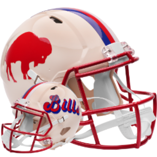 Buffalo Bills Full Size Authentic RETRO Speed Football Helmet - NFL