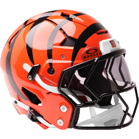 Cincinnati Bengals Full Size Authentic Axiom Football Helmet - NFL
