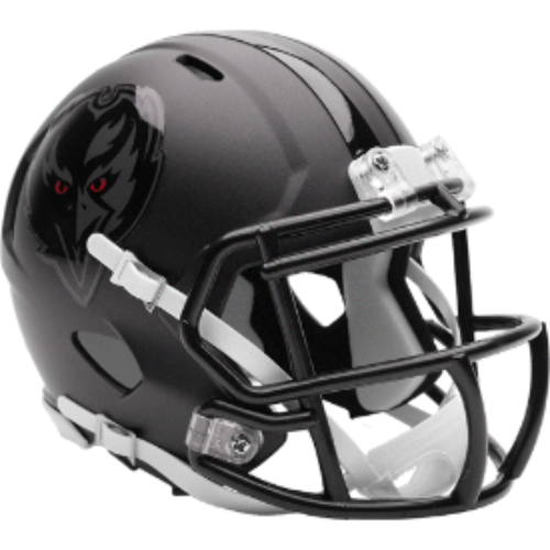 Baltimore Ravens NFL Mini Speed Football Helmet 2026 Darkness - NFL