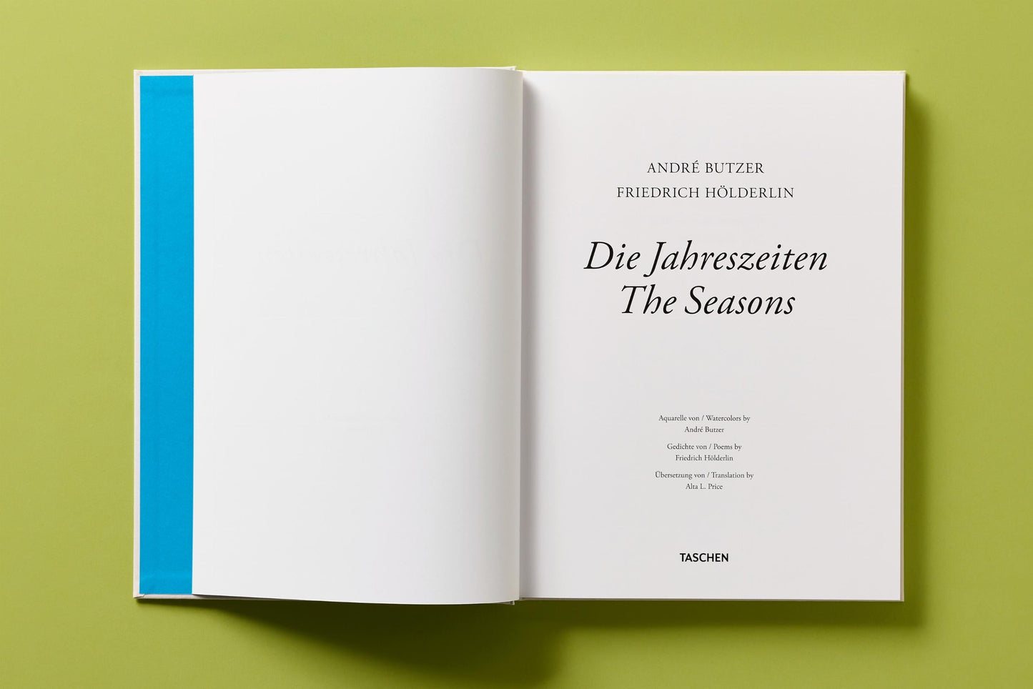 André Butzer. Friedrich Hölderlin. Die Jahreszeiten / The Seasons (German, English) Book