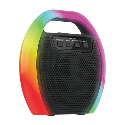 Supersonic 6.5" Portable Bluetooth Speaker with RGB Handle, FM Radio and TWS (IQ-2465RGB)