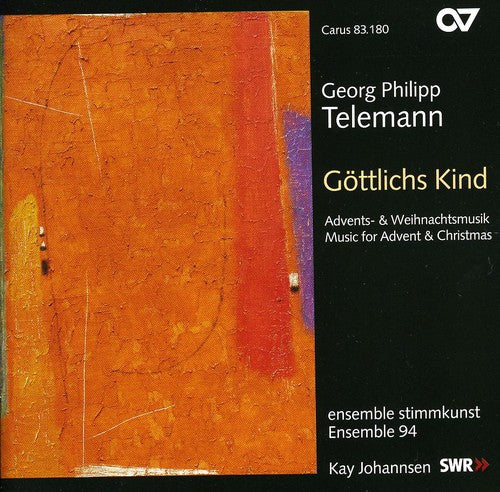 the album cover for Georg Philipp Telemann - Music for Advent & Christmas