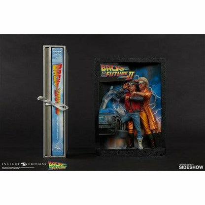 Back to the Future: The Ultimate Visual History Collector's Edition Hardcover book with Sculpted Movie Poster [2017]