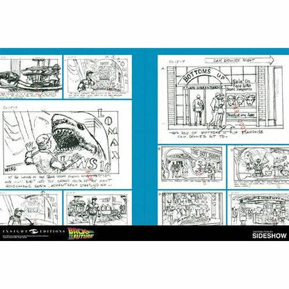 Back to the Future: The Ultimate Visual History Collector's Edition Hardcover book with Sculpted Movie Poster [2017]