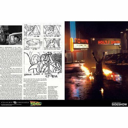 Back to the Future: The Ultimate Visual History Collector's Edition Hardcover book with Sculpted Movie Poster [2017]