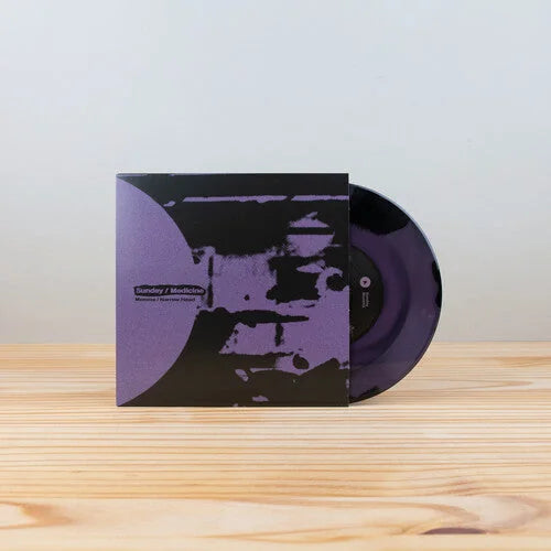 Momma & Narrow Head - Sunday / Medicine [Purple & Black Swirl] Vinyl Record