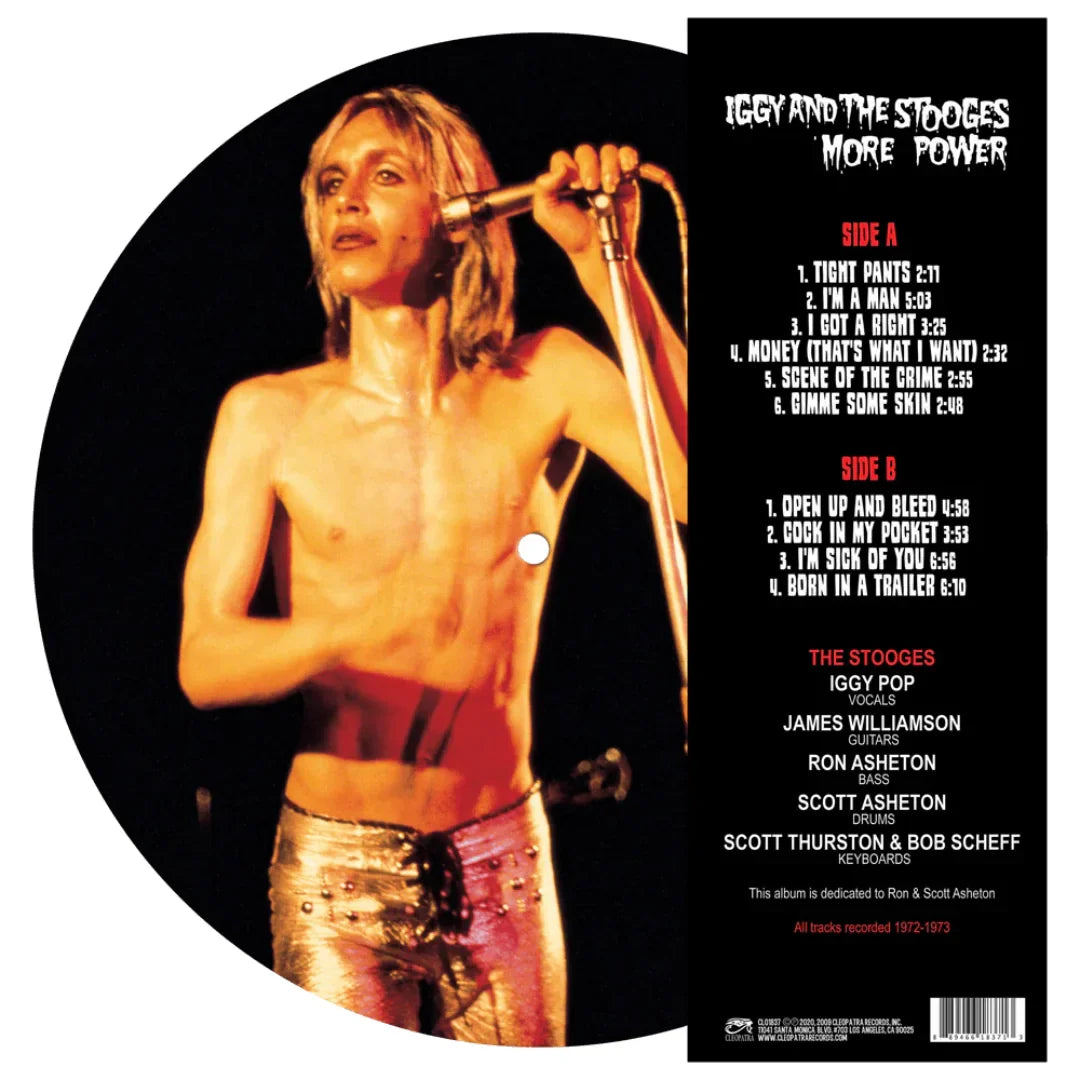 Iggy & The Stooges - More Power [Picture Disc] Vinyl Record