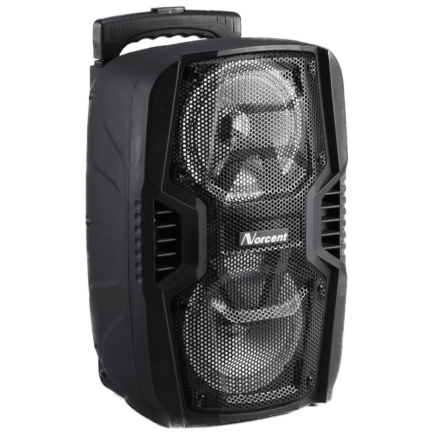 Norcent Dual 6" Tailgate Bluetooth Speaker with Multi-Colored LED Light System