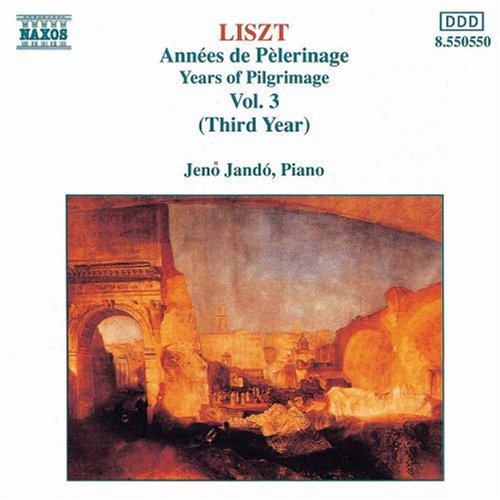 Liszt / Jando - Annees De Pelerinage 3 - Music CD