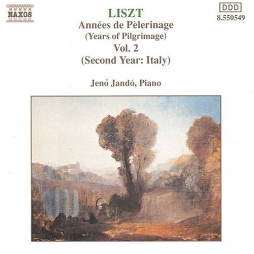 Liszt / Jando - Annees De Pelerinage 2 - Music CD