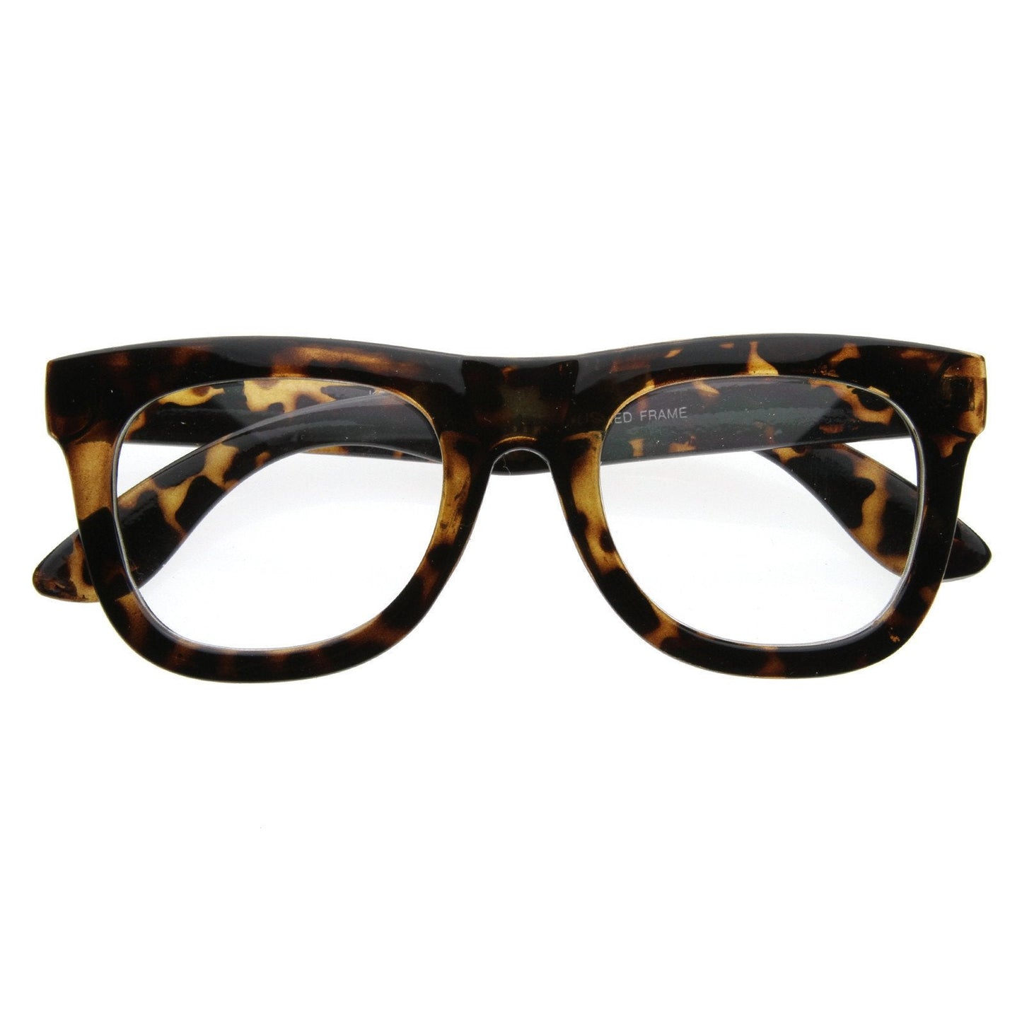 Celebrity Fashion Thick Horned Rim Frame Glasses