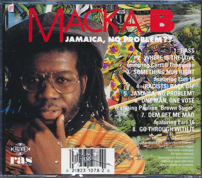 Macka B - Jamaica No Problem (marked/ltd stock) Music CD