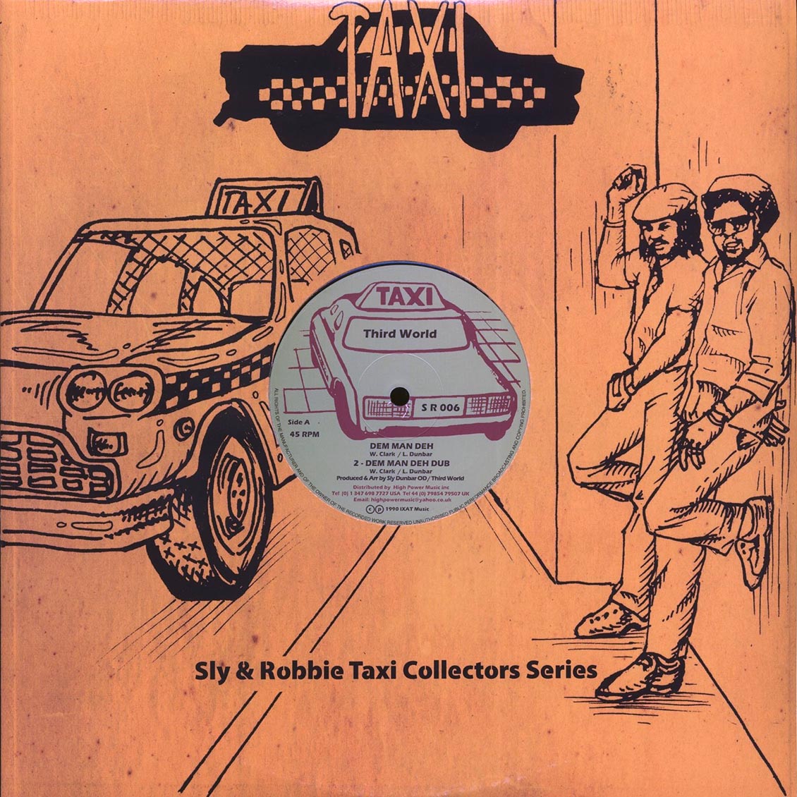Third World - Dem Man Deh; Sly & Robbie - Dem Man Deh Dub  /  Garnett Silk - Harder; Sly & Robbie - Harder Dub 12" Vinyl Record
