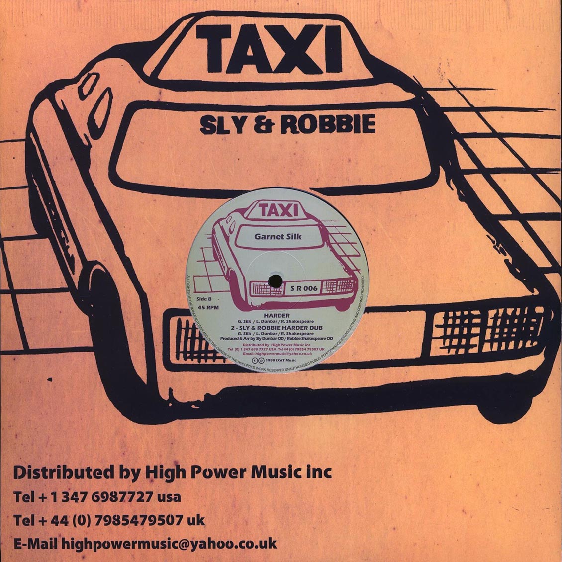 Third World - Dem Man Deh; Sly & Robbie - Dem Man Deh Dub  /  Garnett Silk - Harder; Sly & Robbie - Harder Dub 12" Vinyl Record