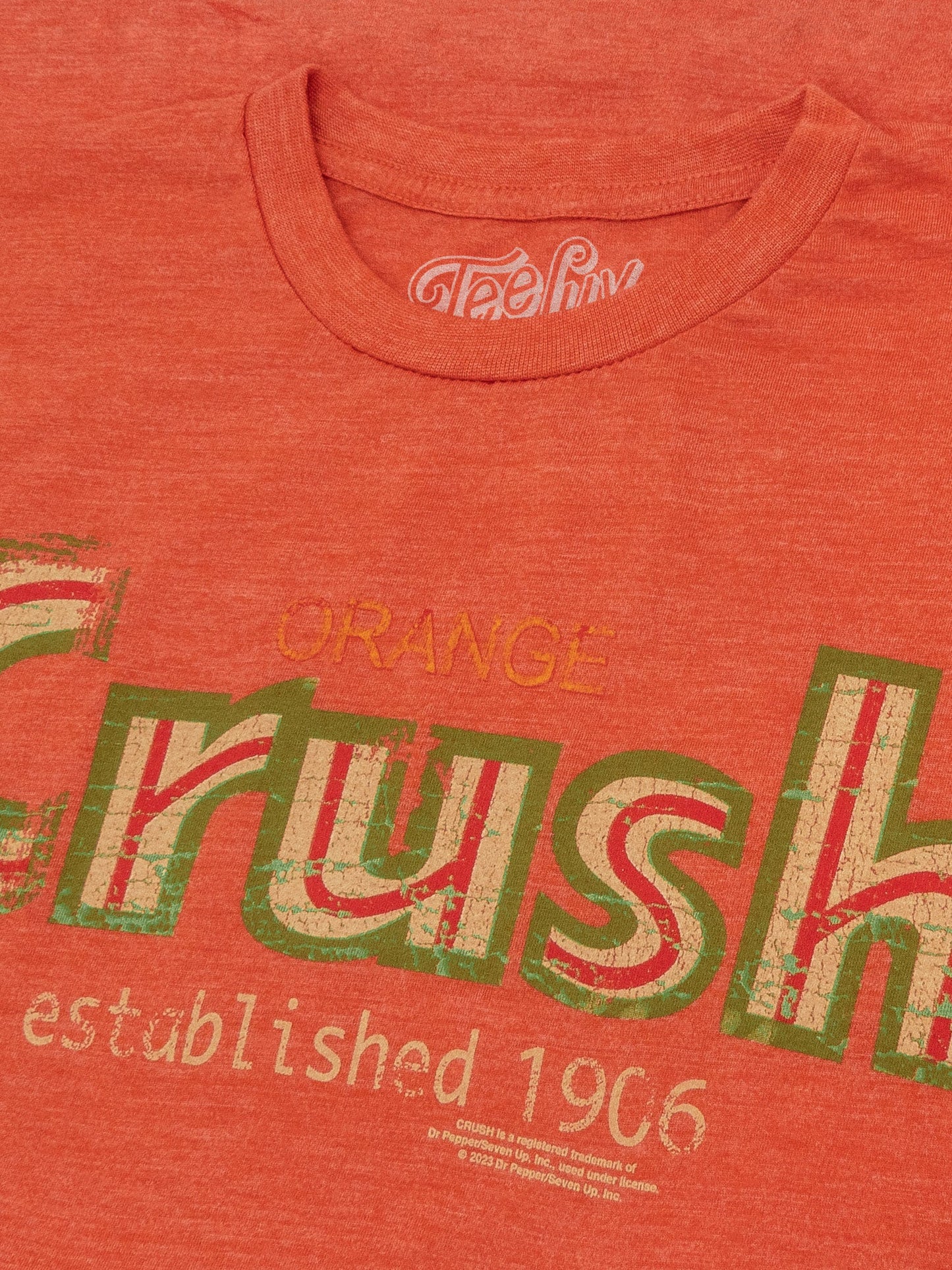 Vintage Orange Crush 1906 Mens T Shirt Officially Licensed Orange