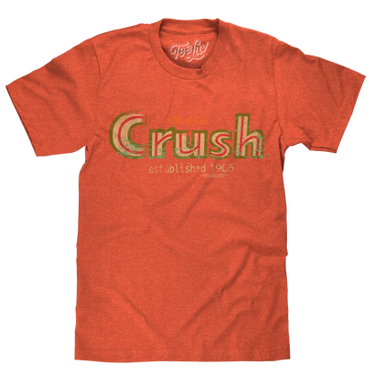 Vintage Orange Crush 1906 Mens T Shirt Officially Licensed Orange