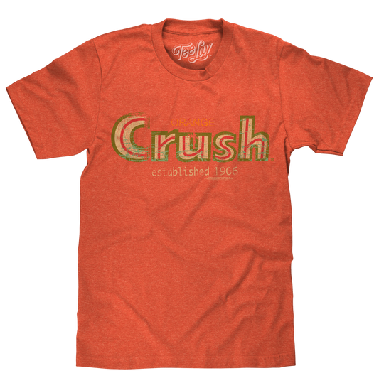 Vintage Orange Crush 1906 Mens T Shirt Officially Licensed Orange