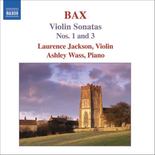 the album cover for Laurence Jackson - Violin Sonatas Nos 1 & 3