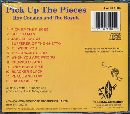 Roy Cousins & The Royals - Pick Up The Pieces Music CD