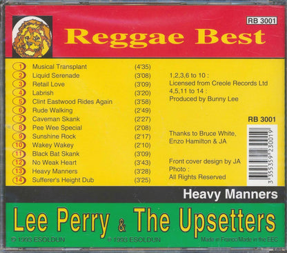 Lee Perry - Heavy Manners Music CD