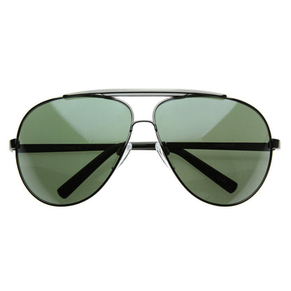 Extra Large Metal Oversize Frame Aviator Sunglasses 1580 70mm