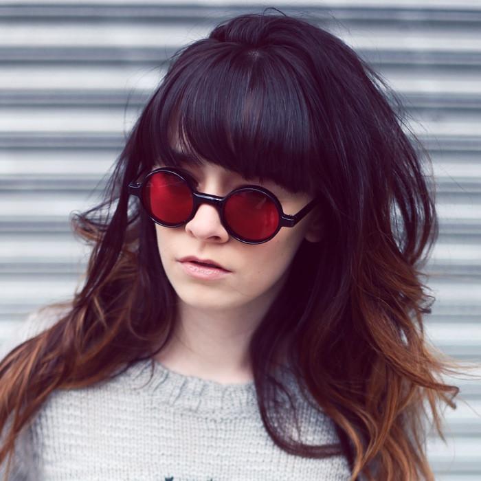 Small Retro Round Lennon Style Color Lens Sunglasses 8631