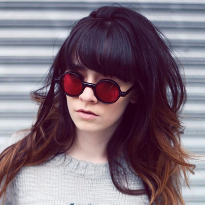 Small Retro Round Lennon Style Color Lens Sunglasses 8631